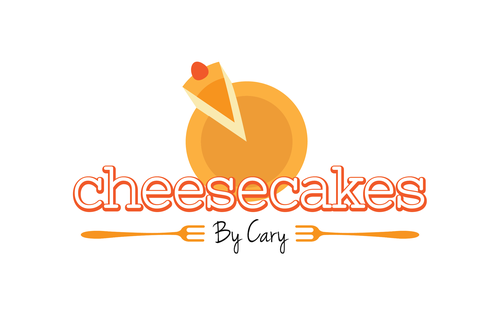 Cake brand with the title 'Cheesecakes by Cary Logo and Brand Identity Pack Winner'