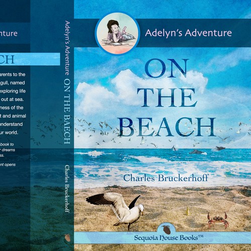 Parenting book cover with the title 'Book cover for "Adelyn’s Adventure ON THE BEACH"'