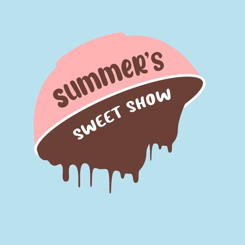 Confectionery logo with the title 'Summer’s Sweet Show'