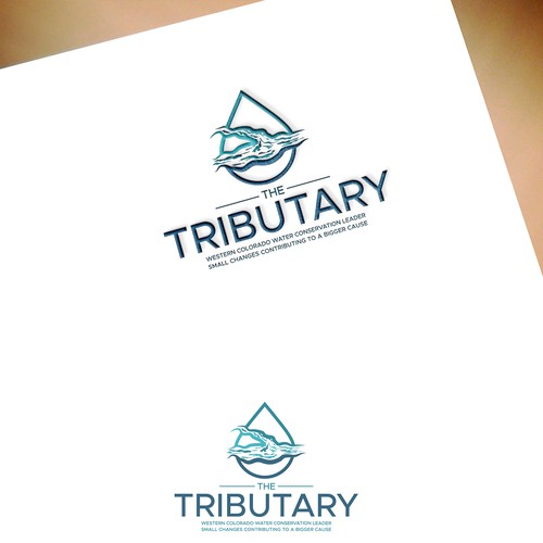 Environmental logo with the title 'Water conservation award to be displayed around community'