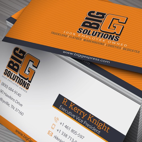 Corporate brand with the title 'Just Business Cards (NOT Logo)'