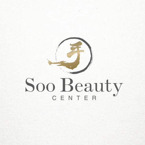 Sophisticated brand with the title 'Elegant logo concept for beauty salon'