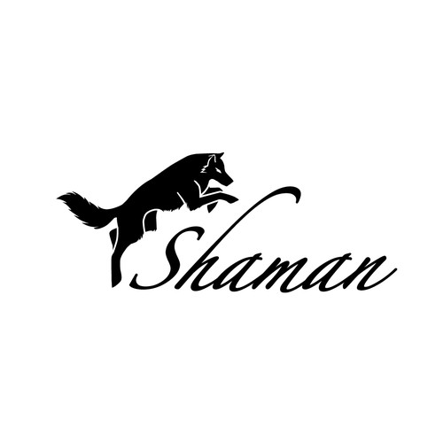 Sportswear logo with the title 'Shaman'