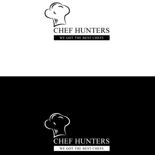 Service brand with the title 'Chef Hunters'