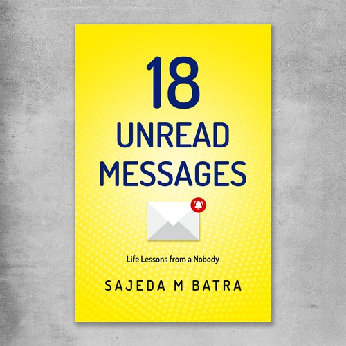 Inspirational book cover with the title '18 Unread Messages'