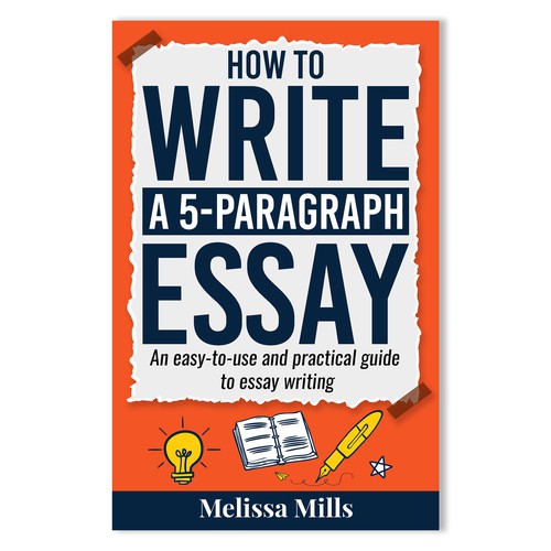 Guide book cover with the title 'How to Write a 5-Paragraph Essay'