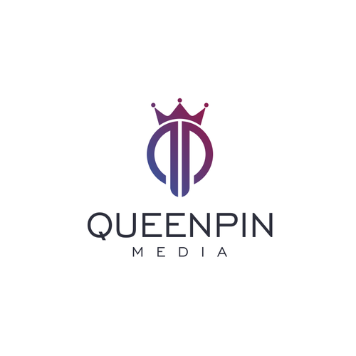 Queen design with the title 'QueenPin Media'
