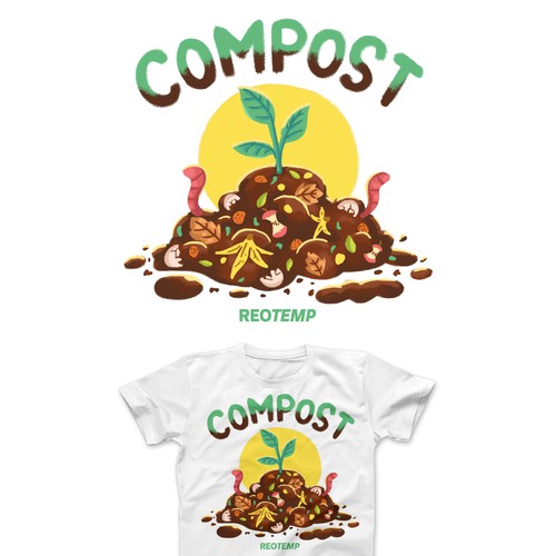 Environmental design with the title 'Illustrative shirt design for Reotemp'