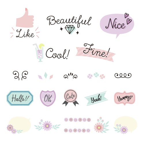 Stamp artwork with the title 'Collage stamp'