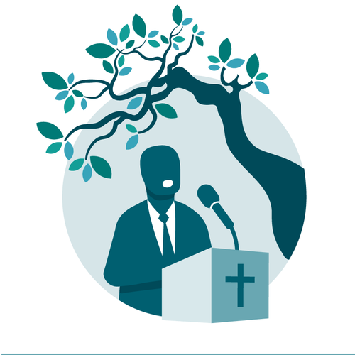 Funeral design with the title 'Ich sage Adieu'