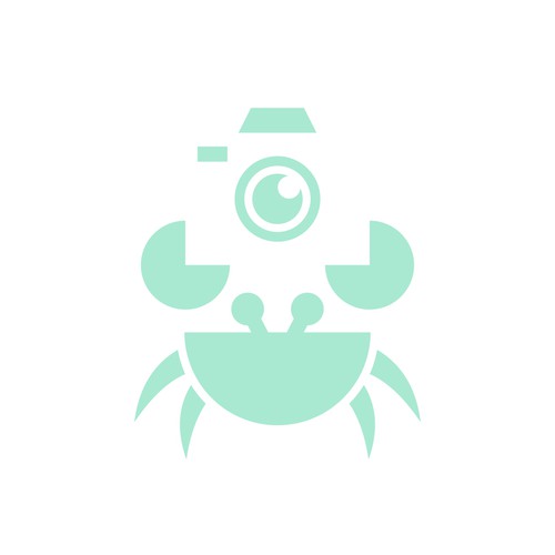 Crab logo with the title 'New website for european wildlife, bird and pet photographer'