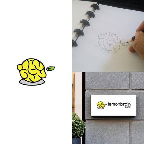 Lemon logo with the title 'lemonbrain'