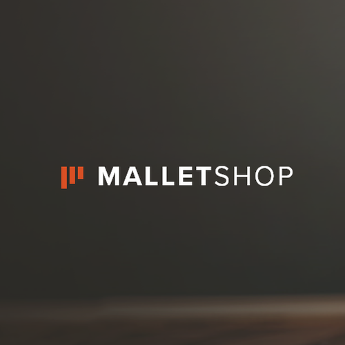 Music logo with the title 'Logo for a shop specializing in the sale of vintage mallet percussion instruments and timpani'
