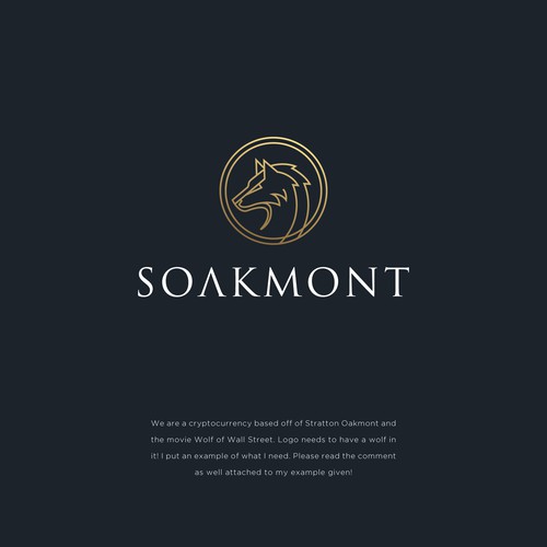 Wolf brand with the title 'Soakmont logo'