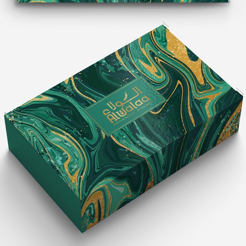 High-end packaging with the title 'Luxury Box Design'