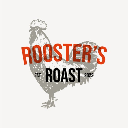 Roast design with the title 'Logo concept for a coffee company'