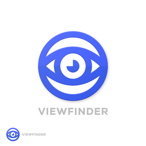 View logo with the title 'Eye logo'