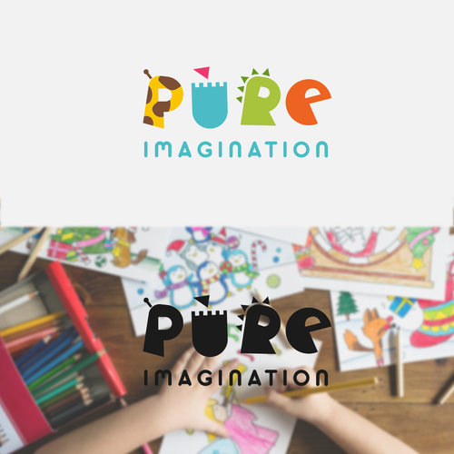 Typographic logo with the title 'PURE'