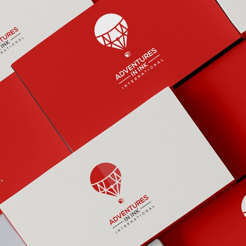 Balloon design with the title 'Unused Logo design for Book Publishing Company '