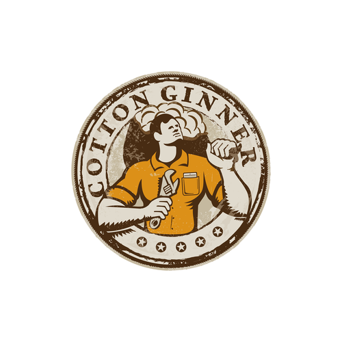 Pride logo with the title 'Cotton Ginner'