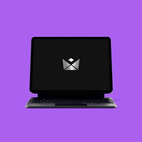 Fintech logo with the title 'Logo design - Marqi'