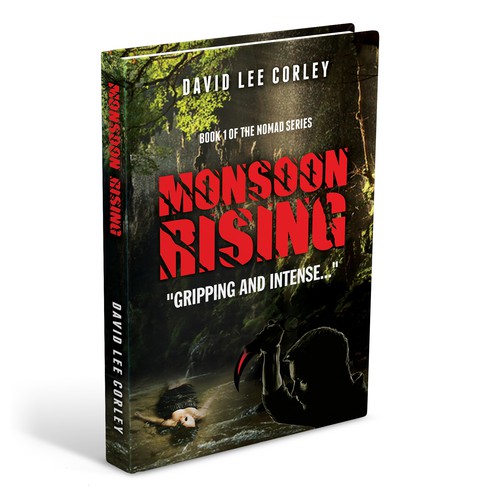 Travel book cover with the title 'MONSOON RISING'
