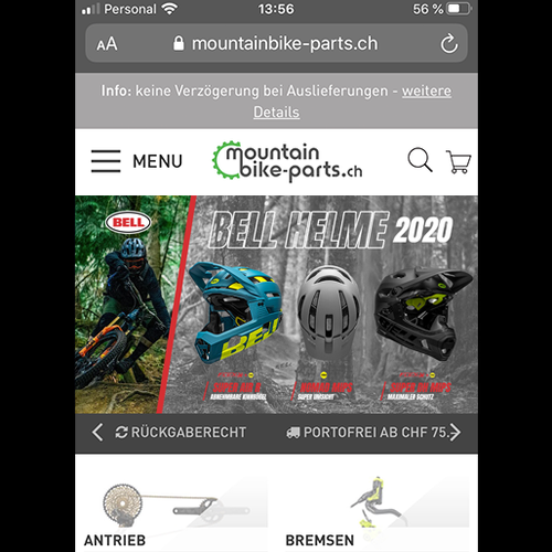 Motocross design with the title 'Motocross banner ad design'