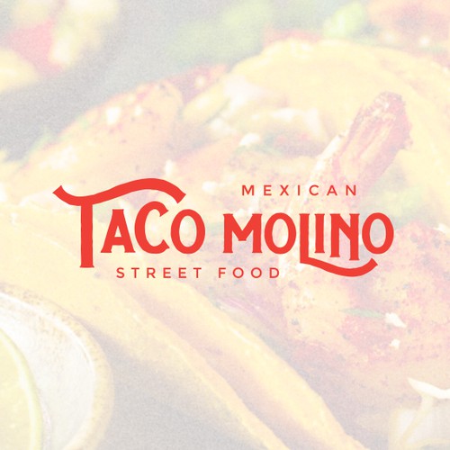 Street logo with the title 'Logo for Taco Molino'