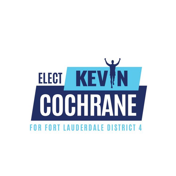Dynamic logo with the title 'Logo design for a City Commission candidate in South Florida'