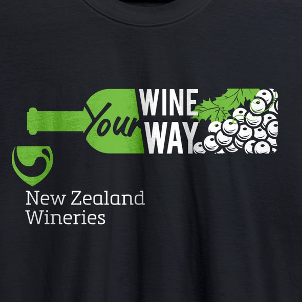 Wine t-shirt with the title 'Wineyard T-shirt'