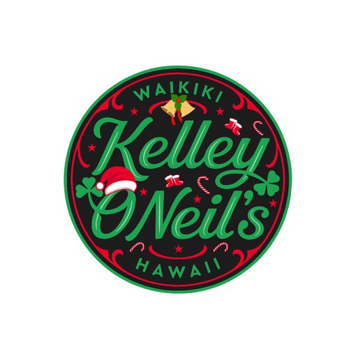 Christmas logo with the title 'Theme Logo Design'