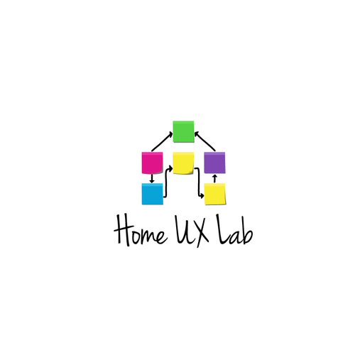 Shadow logo with the title 'Cool logo for UX research company'