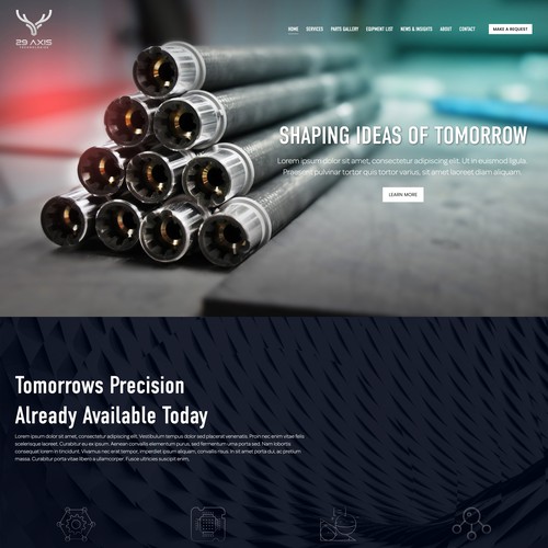 Manufacturing design with the title '29Axis'