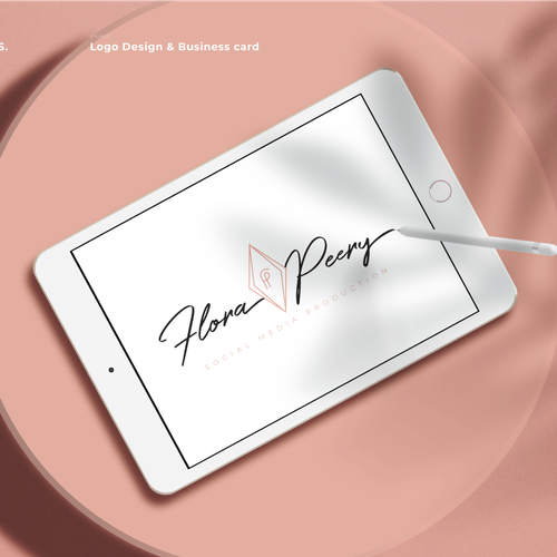 Graph logo with the title 'Logo Concept for Flora Peery'