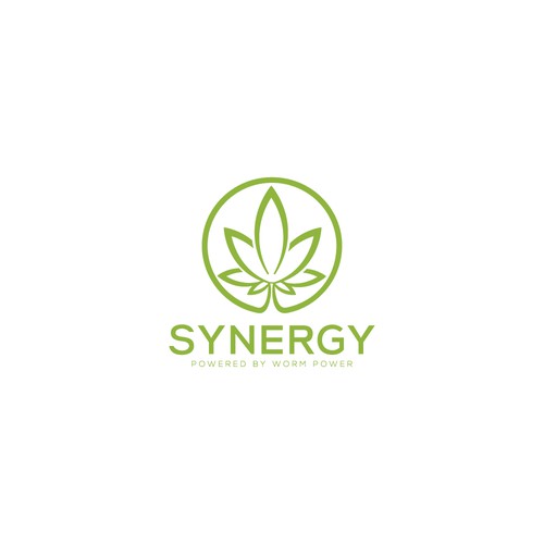 Work brand with the title 'Logotipo Synergy'