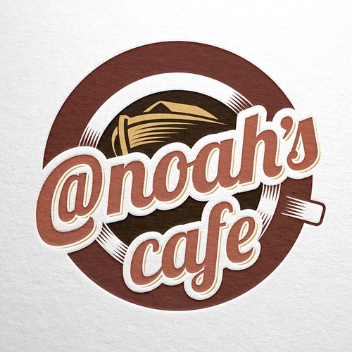 Lounge design with the title 'Creat a logo for a cafe'