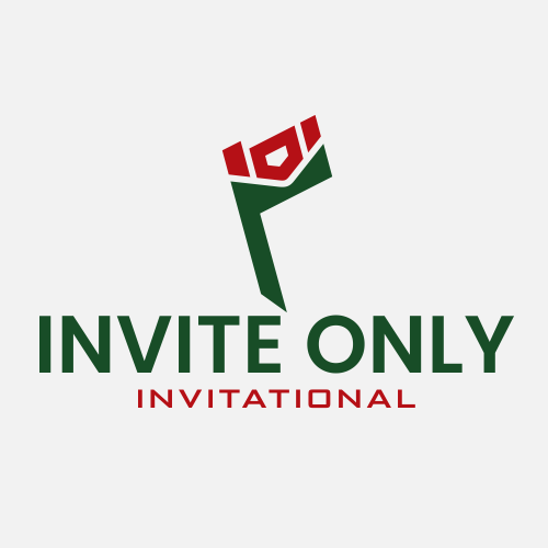 Flag logo with the title 'Logo for exclusive golf trip for young professionals'