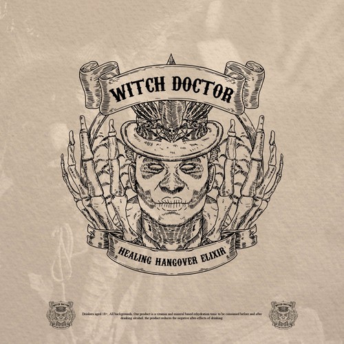 Witch logo with the title 'Witch Doctor'