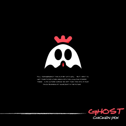 Ghost logo with the title 'Clean and Clever Logo Design'
