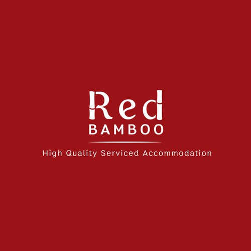 Bamboo logo with the title 'Red Bamboo logo'