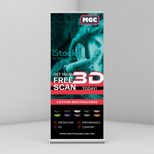 Rollup design with the title 'Roll up Banner'