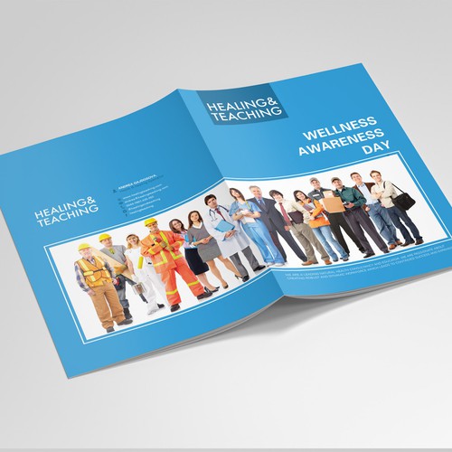 Inspiring design with the title 'Wellness Awareness programme'