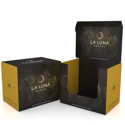 Plant packaging with the title 'PRODUCT PACKAGING FOR LA LUNA'
