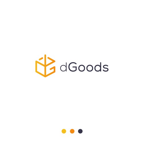 Visual design with the title 'A slick Logo for tech company.'