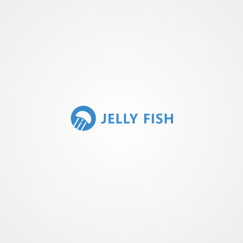 Jellyfish logo with the title 'Logo Design | Jelly Fish'