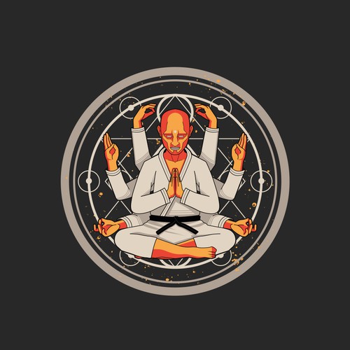 Martial arts t-shirt with the title 'logo'