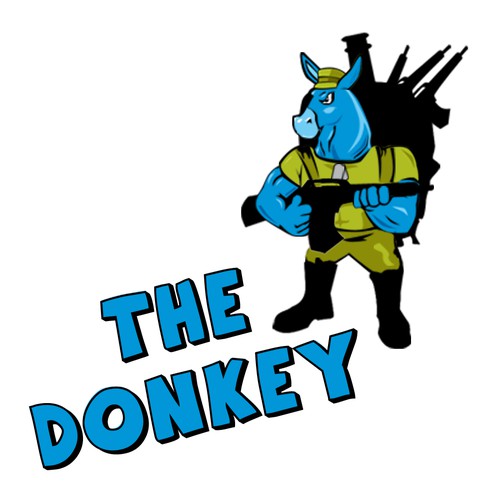 Donkey logo with the title 'the donkey'