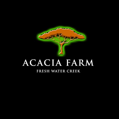 Agricultural logo with the title 'ACACIA FARM'