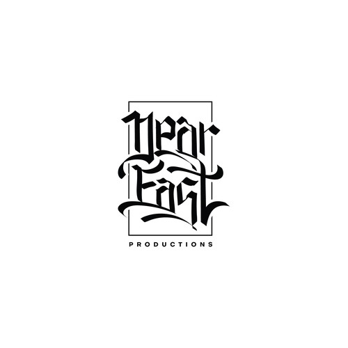 Calligraphy brand with the title 'NearEast Production'