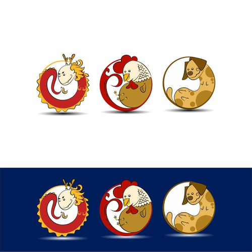 Zodiac artwork with the title 'Chinese Zodiac'